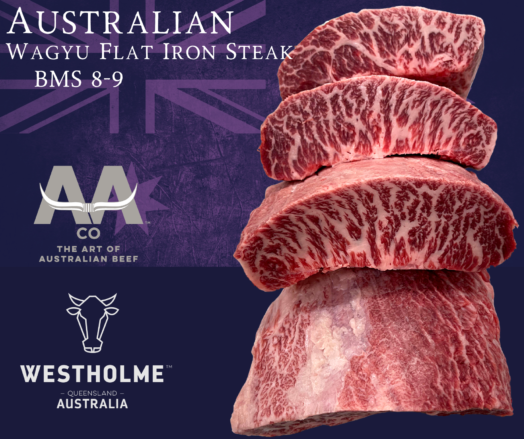 Australian Westholme Wagyu Flat Iron Steak BMS 8-9