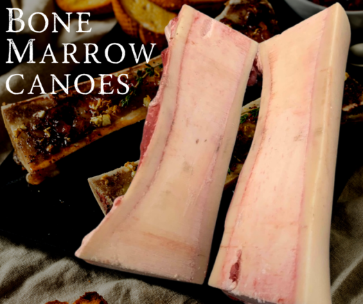 Beef Marrow Bone Canoes