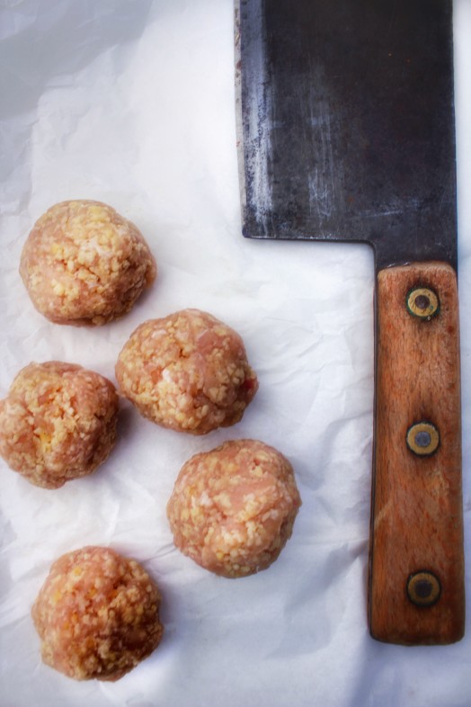 Chicken Meatballs ~ LOW FAT