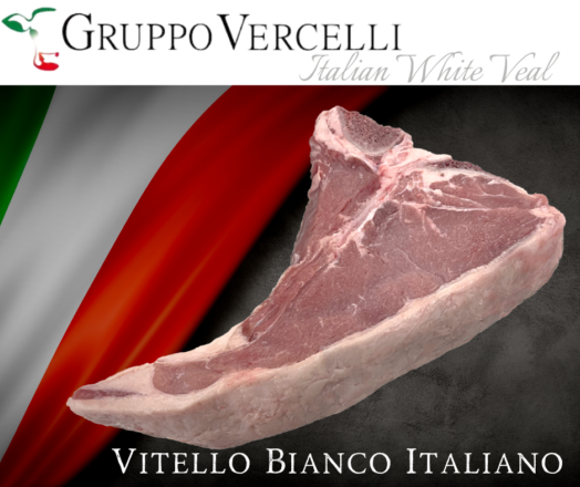 Controfiletto di vitello con osso ~ Italian White Veal T-Bone
