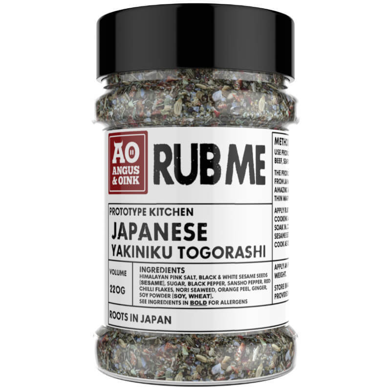 Japanese Togorashi Steak Seasoning AO Meat Rubs ANGUS & OINK BBQ