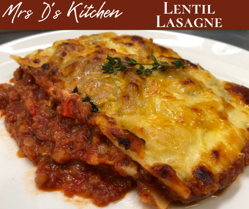 Lentil Lasagne Easy Meals John Davidsons The Online Specialist