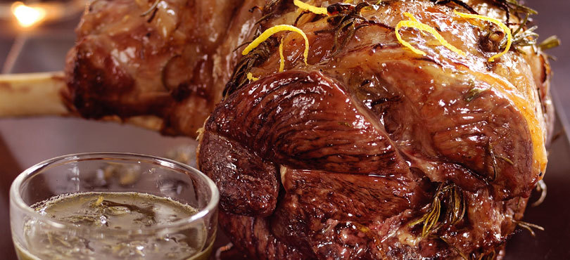 Roast Lamb with Mint Sauce - John Davidsons
