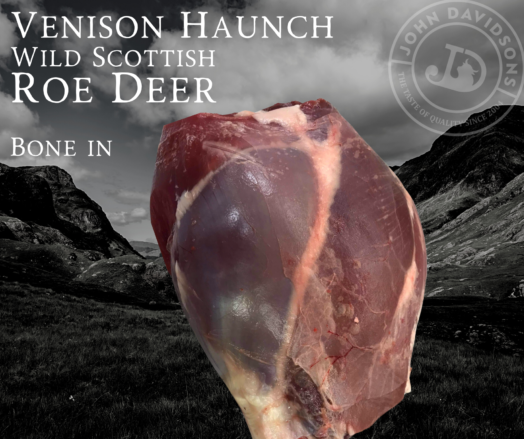 Roe Deer Venison Haunch Bone in