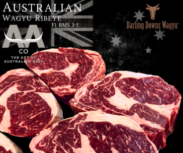 Wagyu Ribeye Steaks F1 Australian