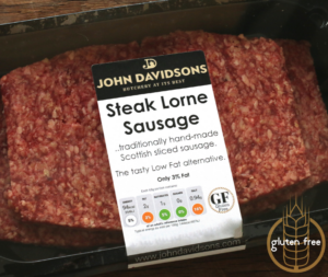 Beef Steak Lorne Sausage