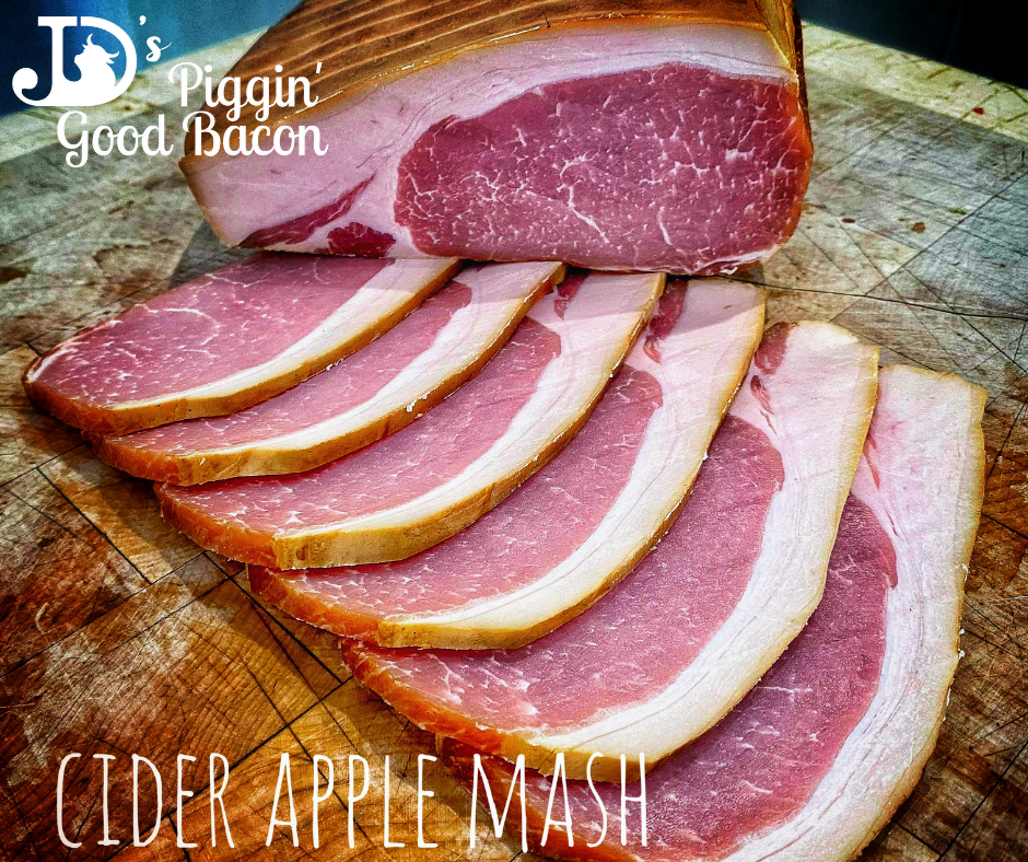 JD's Dry Cure Cider Apple Mash Smoked Bacon