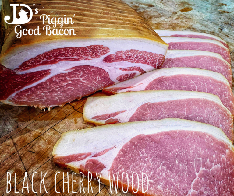 JD's Dry Cure Black Cherry Wood Smoked Bacon John Davidsons