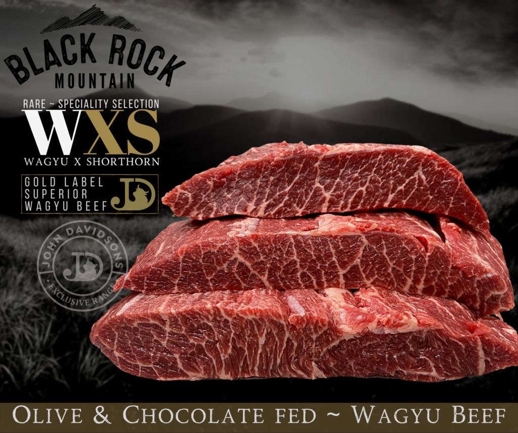 Flat Iron Steak of Black Rock Mountain WXS Wagyu John Davidsons