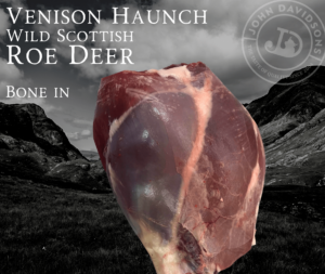 Roe Deer Venison Haunch Bone in