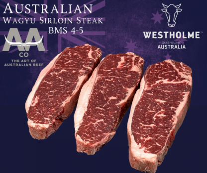 Australian Westholme Wagyu Sirloin Steak BMS 4-5