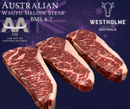 Australian Westholme Wagyu Sirloin Steak BMS 6-7