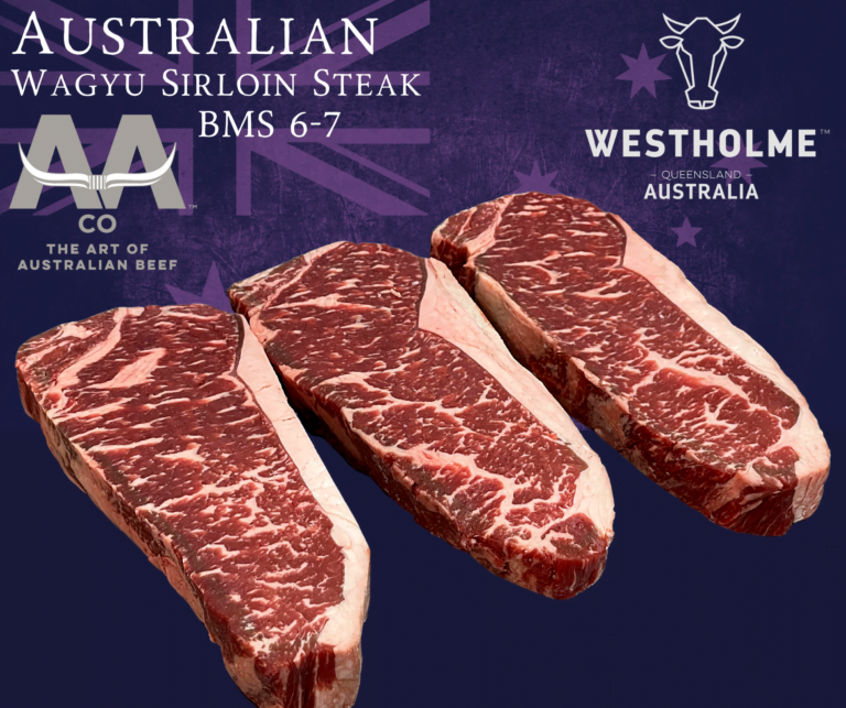 Australian Westholme Wagyu Sirloin Steak BMS 67 John Davidsons