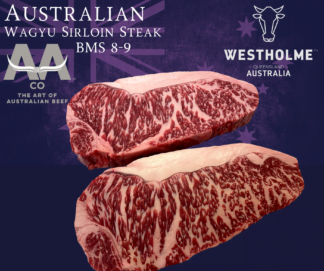 Australian Westholme Wagyu Sirloin Steak BMS 8-9