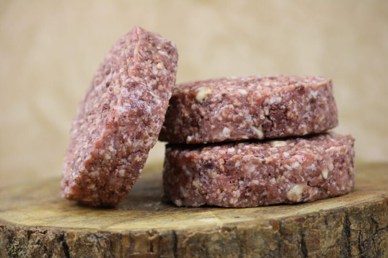 Pork, Black Pudding and Apple Burger
