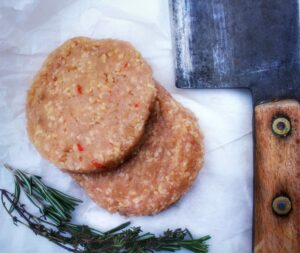 Sweet Chilli Chicken Burger ~ LOW FAT