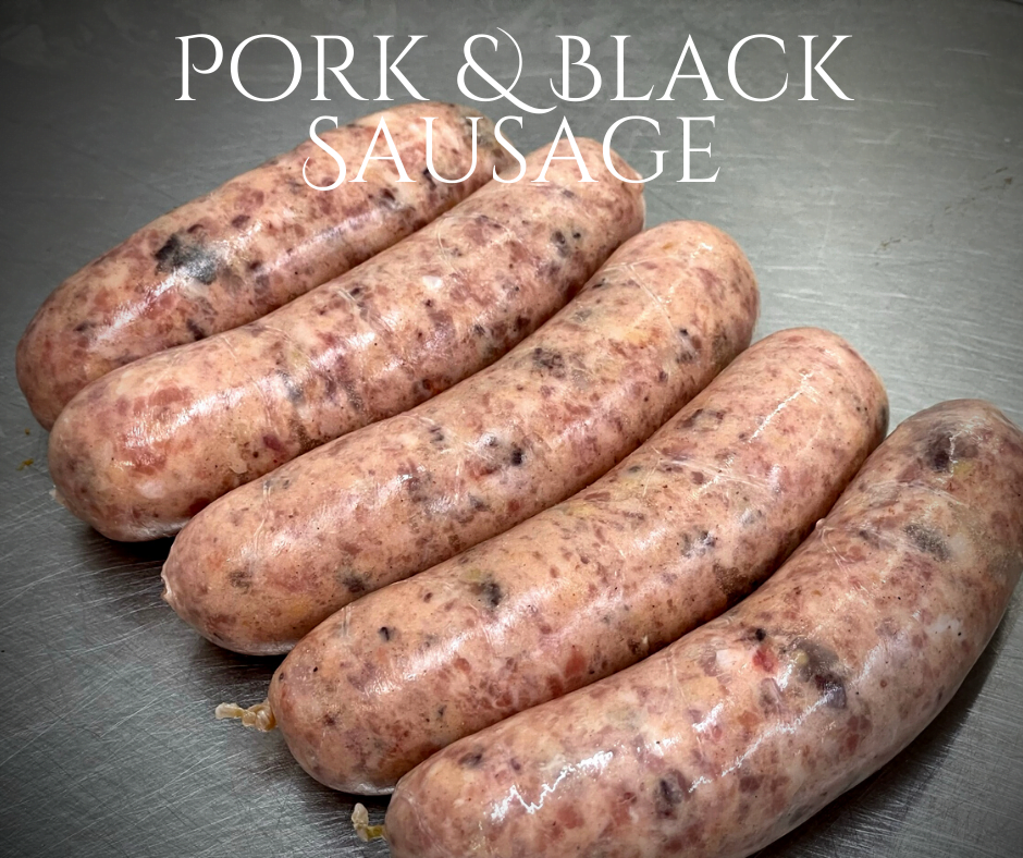 Pork and Black Pudding Sausages John Davidsons