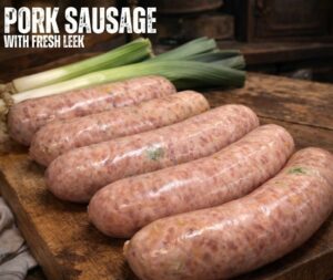 Pork and Leek Sausages