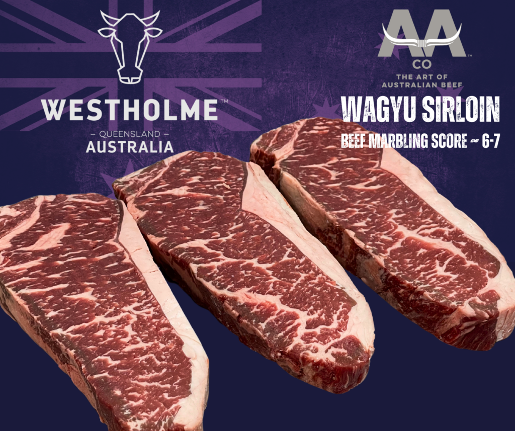 Sirloin Steak Westholme Wagyu BMS 67 John Davidsons