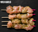 Chicken Kebab Wild Garlic and Herb