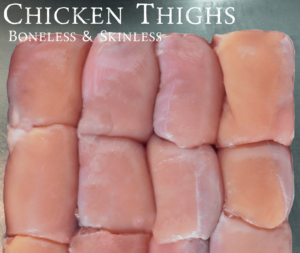 Chicken Thighs Boneless / Skin off
