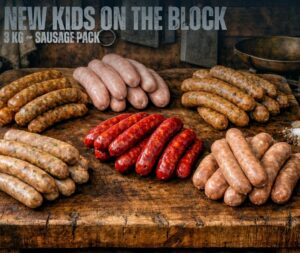 BBQ Sausage Taster Pack ~ New Kids on the Block