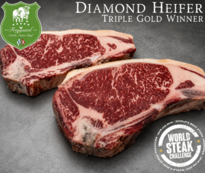 Freygaard Nordic Nature Diamond Heifer Bone in Sirloin Steak