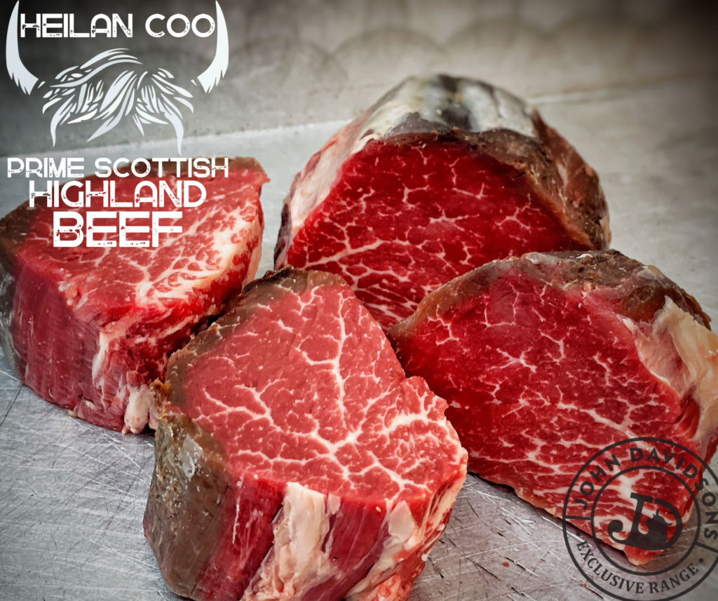 Highland Cow Fillet Steak John Davidsons