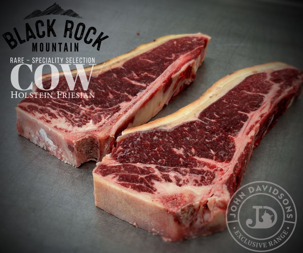 Black Rock Mountain Ex Dairy Cow Bonein Sirloin Steak John Davidsons