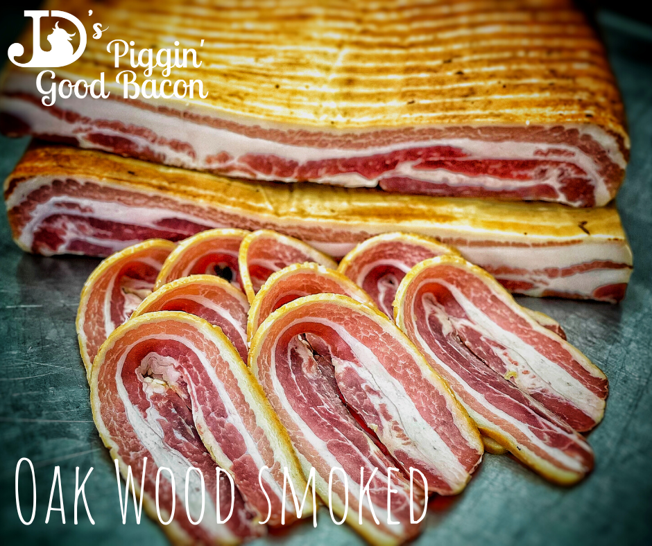 JD's Oak Smoked Dry Cure Streaky Bacon John Davidsons