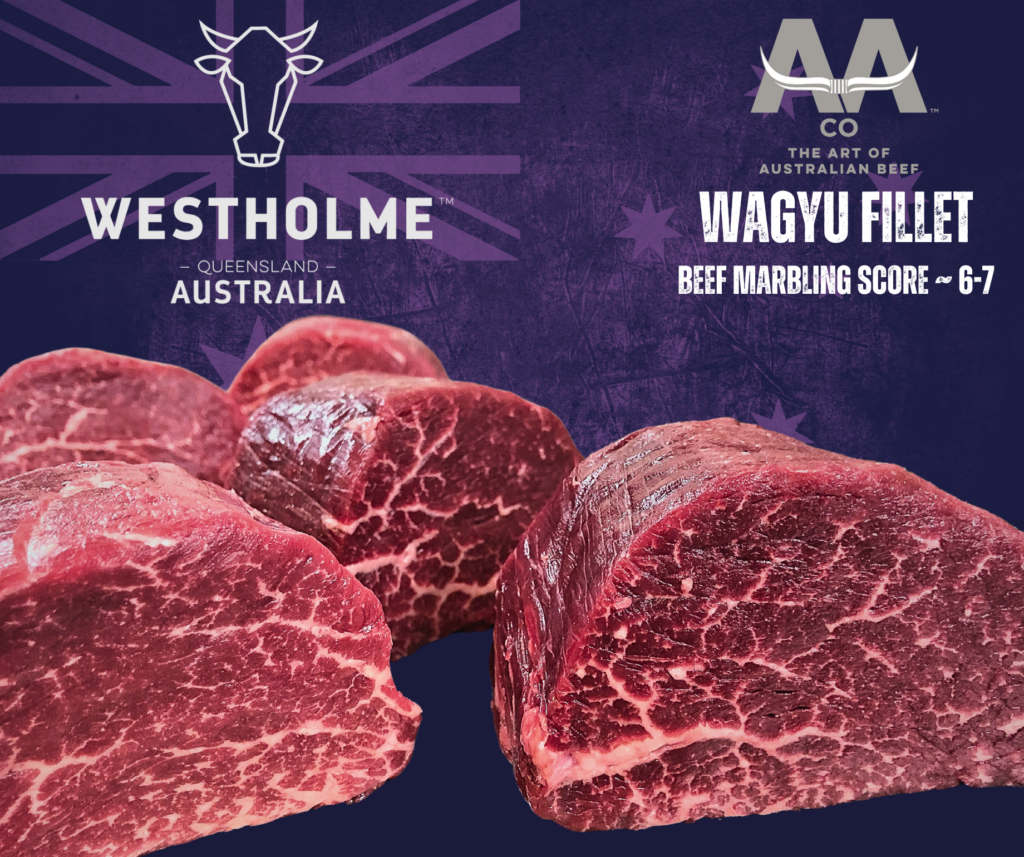 Fillet Steak Westholme Wagyu BMS 67 John Davidsons