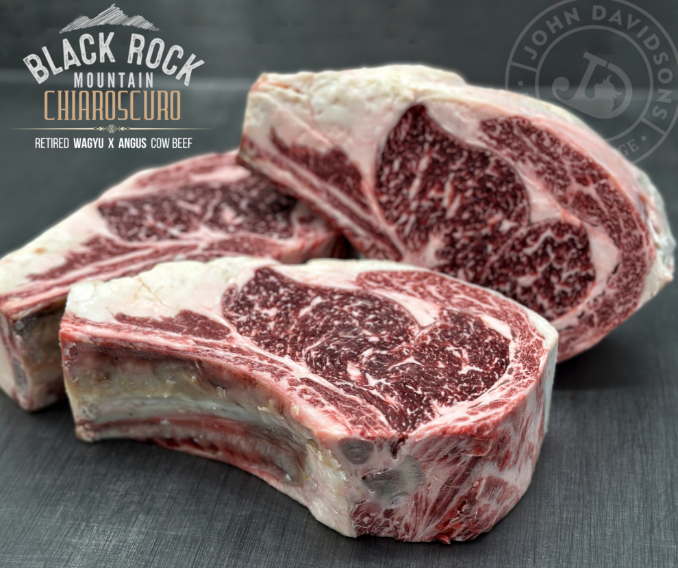 Cow First Rib WxA Chiaroscuro Cow Prime Rib Steak - John Davidsons