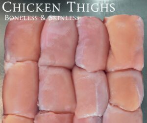 Chicken Thighs Boneless / Skin off