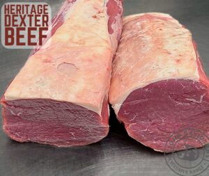 Heritage Dexter Beef Silverside Salmon Cut roast