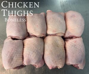 Chicken Thighs Boneless / Skin on