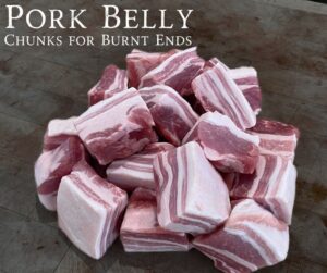 Pork Belly Chunks for Burnt Ends