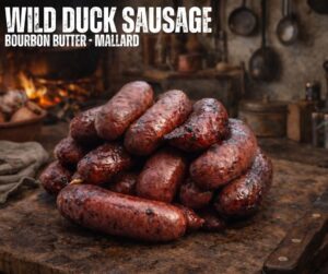 Bourbon Butter Duck Sausage