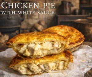 Chicken white sauce pie