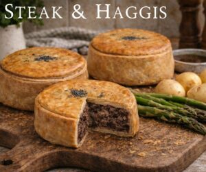 Steak and Haggis Pie
