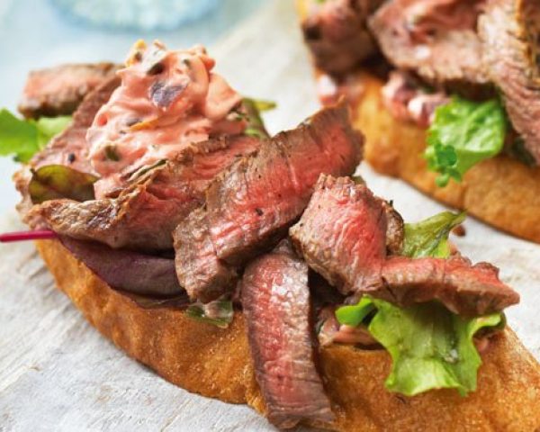 rib-eye-bruschetta-with-beetroot-and-lemon-mayonnaise