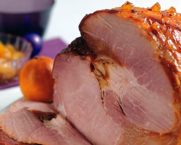 roast-gammon-with-ginger-beer-ginger-glaze-and-clementine-relish