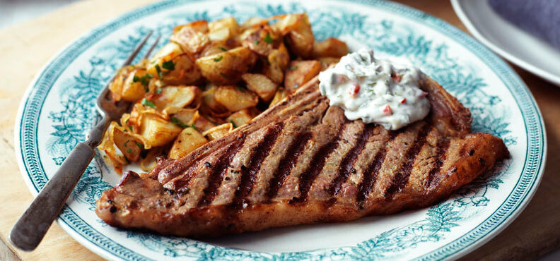 sirloin-steaks-with-flaming-mayonnaise